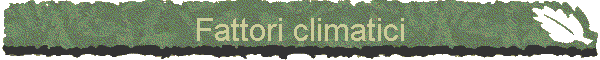 Fattori climatici