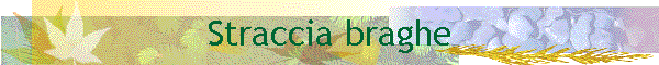 Straccia braghe
