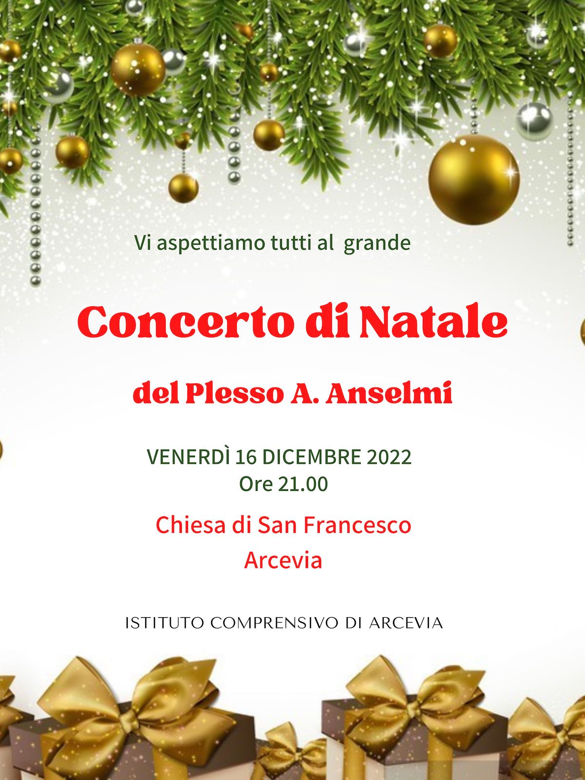 Concerto di Natale 16/12/22