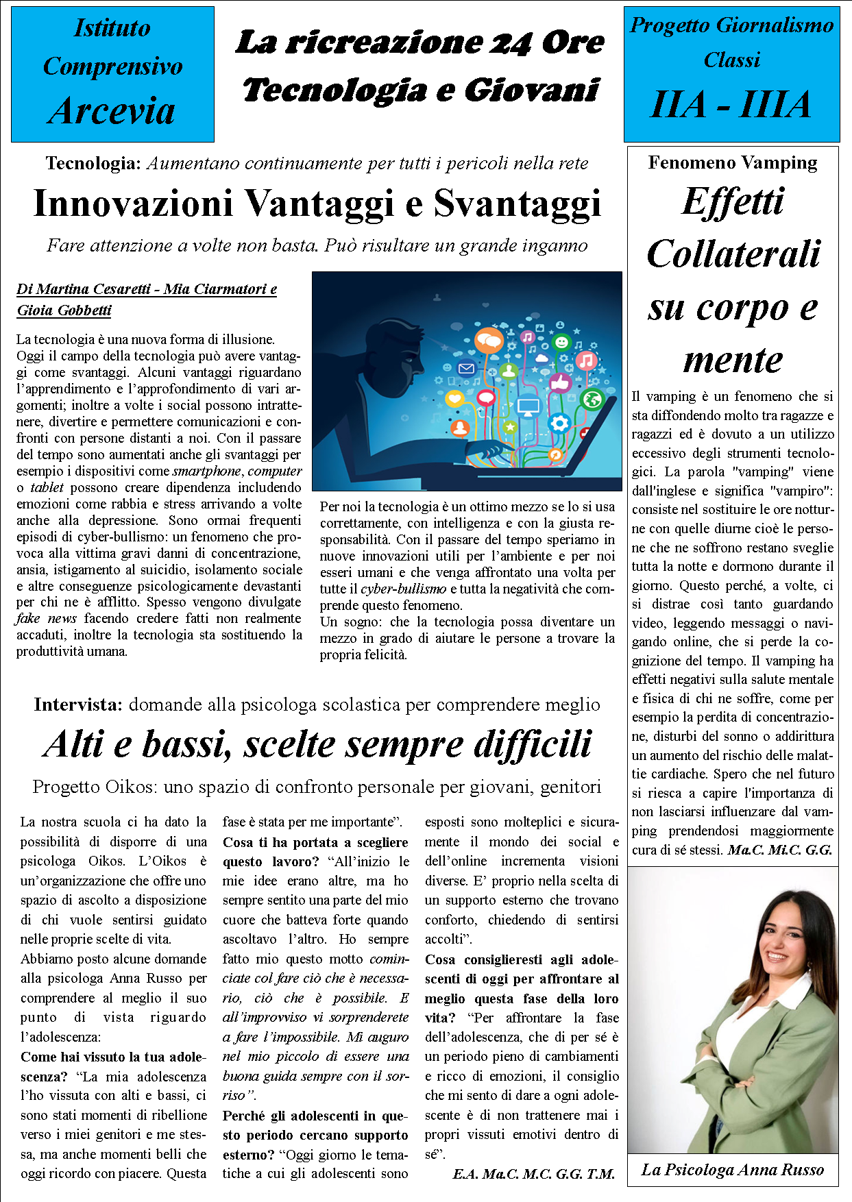 Laboratorio giornalismo 2024-2025