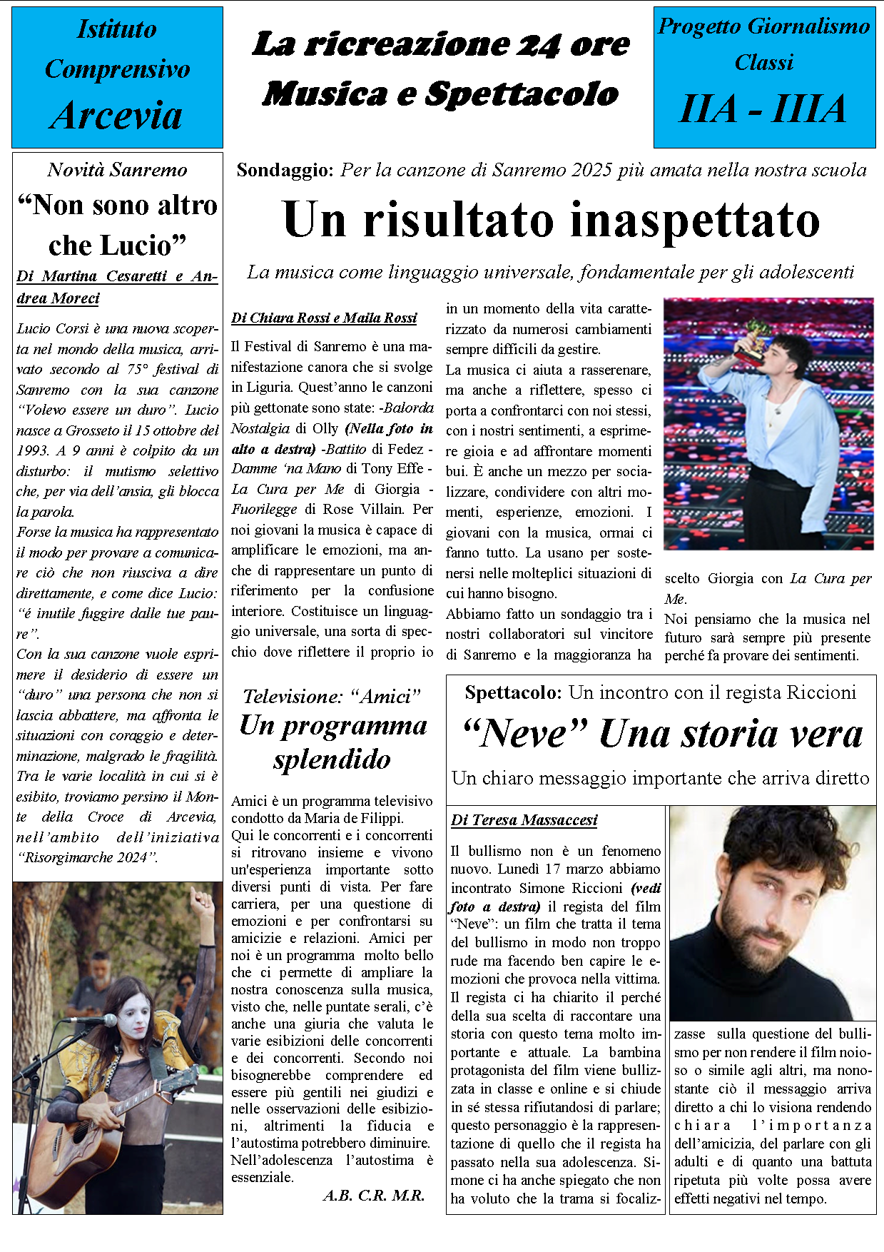 Laboratorio giornalismo 2024-2025