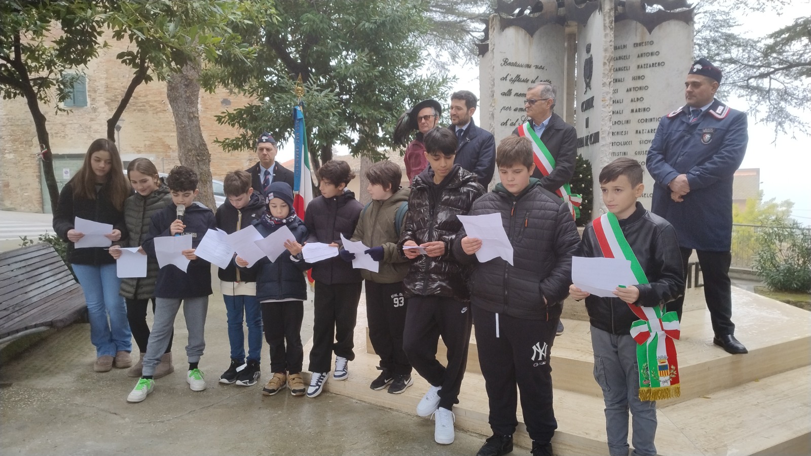 Inaugurazione Monumerto ai Caduti - Serra de' Conti - 09/02/25