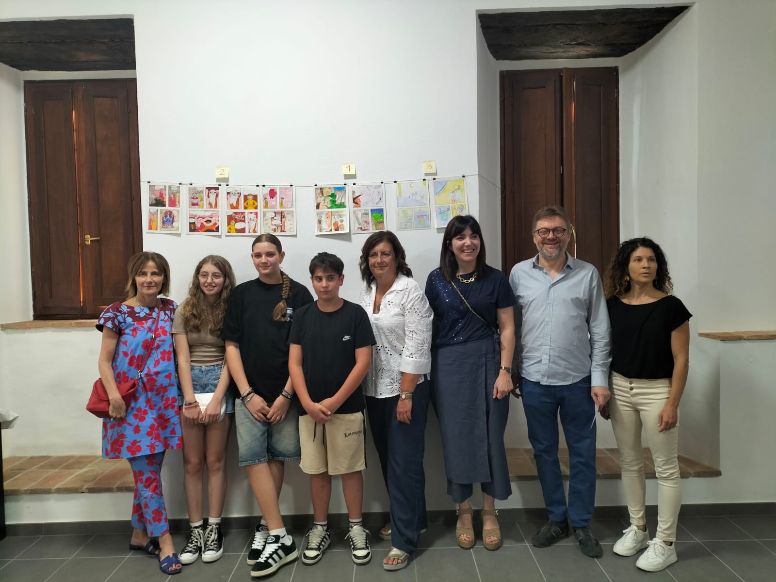 Premiazione del primo concorso artistico scolastico dedicato ad Ilario Sgreccia