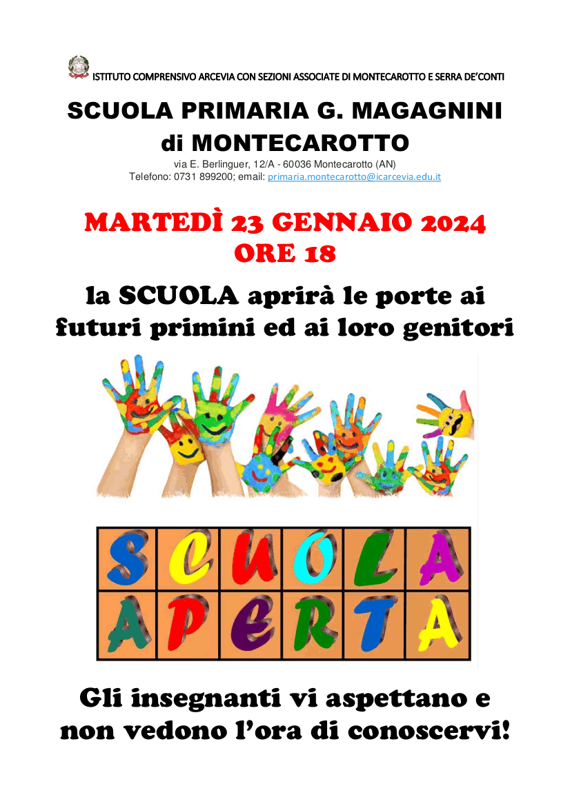 Scuola aperta 2024