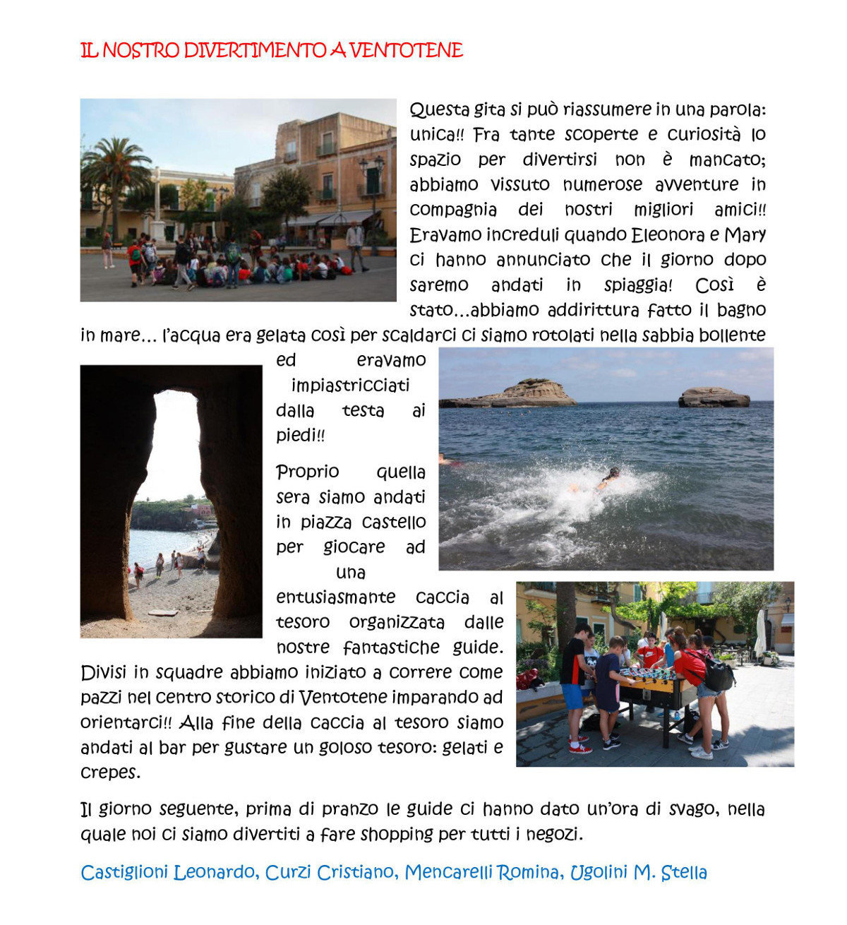 Cartoline da Ventotene