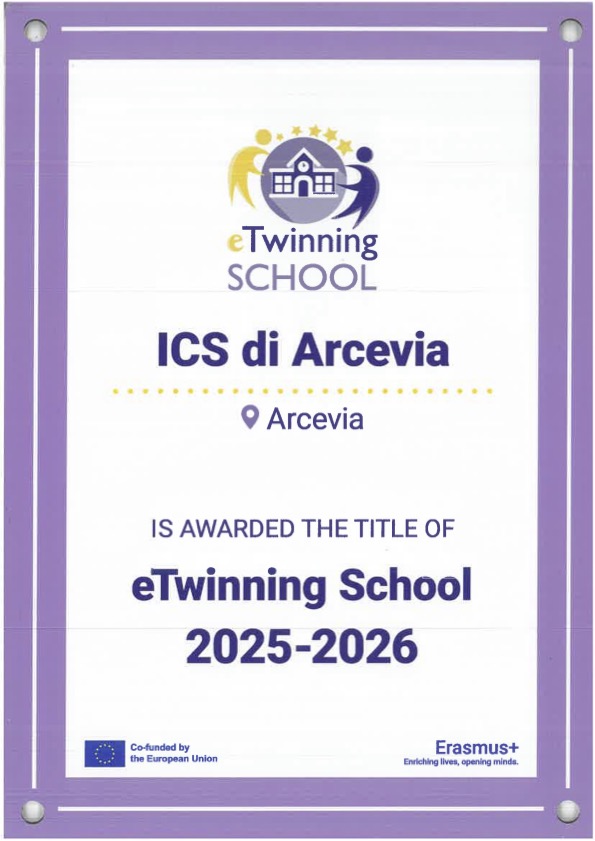 Targa eTwinning 25-26